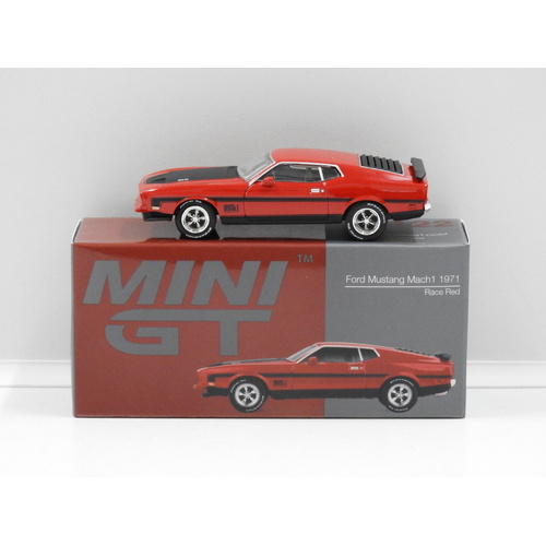 1:64 1971 Ford Mustang Mach1 (Race Red) (Opened, Unsealed)