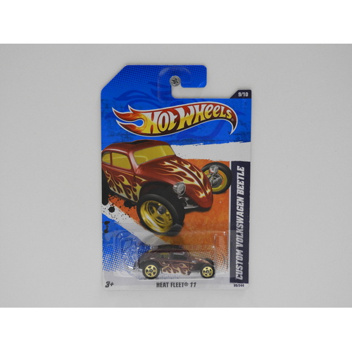 1:64 Custom Volkswagen Beetle - 2011 Hot Wheels Long Card