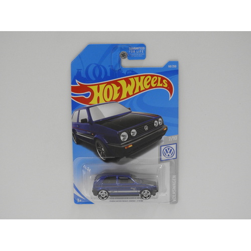 1:64 Volkswagen Golf Mk2 - 2019 Hot Wheels Long Card