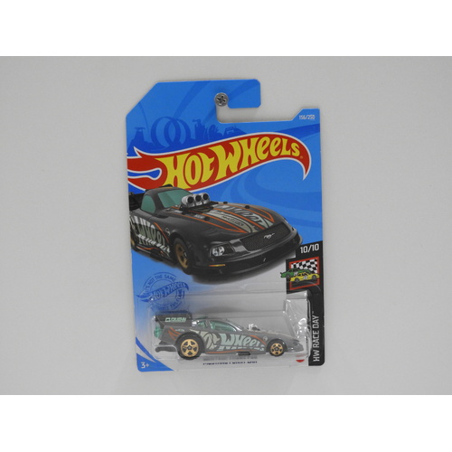 1:64 Mustang Funny Car - Hot Wheels 2021 Treasure Hunt Long Card