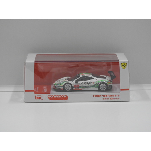 1:64 Ferrari 458 Italia GT3 - 24h Of Spa 2016 (S.Lemeret/R.Aguas/A.Moiseev/D.Rizzo) #49