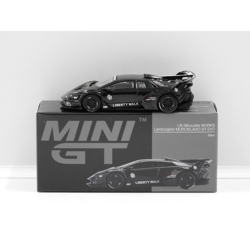1:64 LB Silhouette Works Lamborghini Murcielago GT Evo (Black) (Opened, Unsealed)