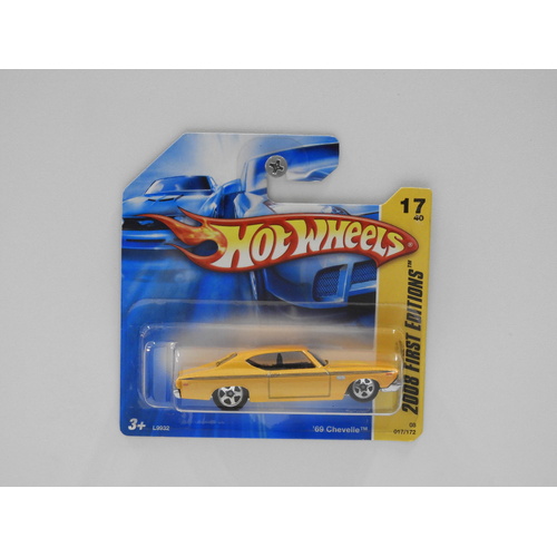 1:64 1969 Chevelle - 2008 Hot Wheels Short Card