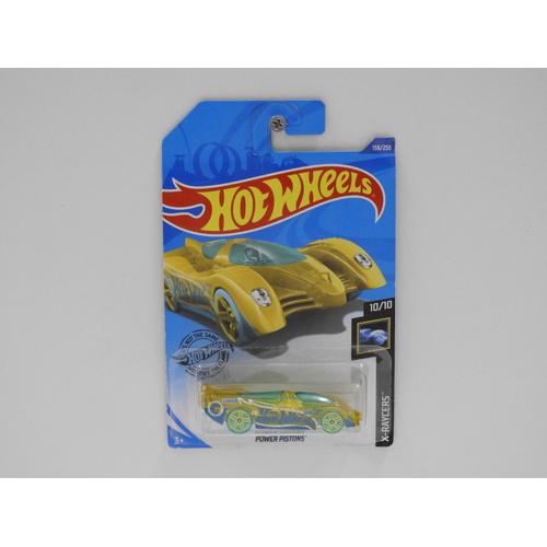 1:64 Power Pistons - Hot Wheels 2020 Treasure Hunt Long Card