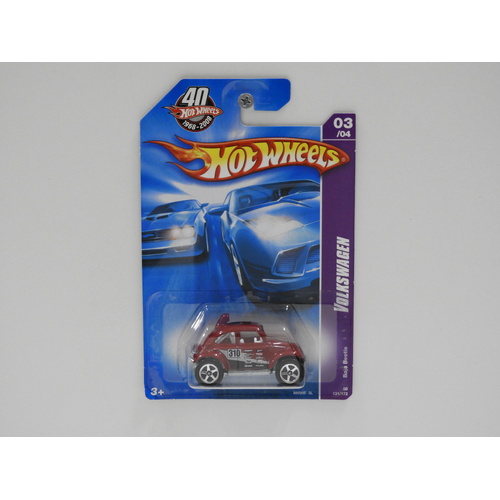 1:64 Volkswagen Baja Beetle - 2008 Hot Wheels Long Card