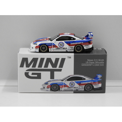 1:64 Nissan S15 Silvia LB-Super Silhouette - Garasdrift x LBWK 2025 #12 (Opened, Unsealed)