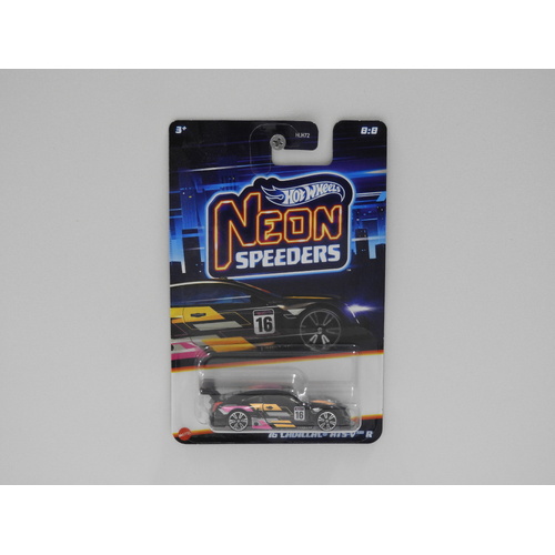 1:64 2016 Cadillac ATS-Vtm R - Hot Wheels "Neon Speeders"