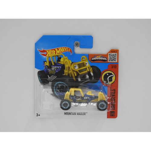 1:64 Mountain Mauler - 2016 Hot Wheels Treasure Hunt Short Card