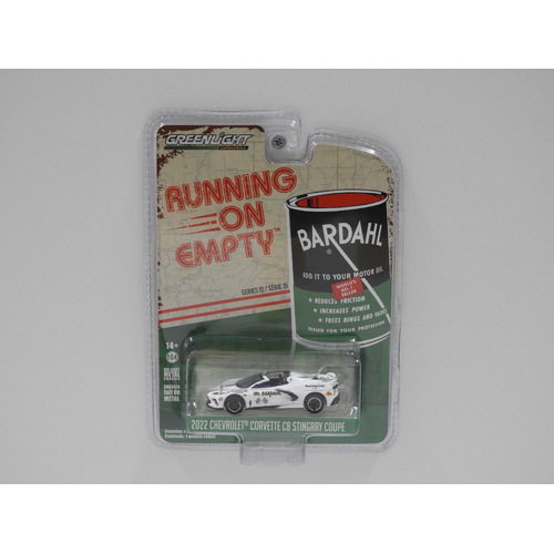 1:64 2022 Chevrolet Corvette C8 Stingray Coupe - Running On Empty "Dardahl"