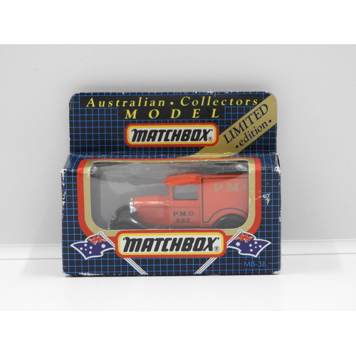 1:64 Ford Model 'A' Van- Matchbox MB38 "PMG"