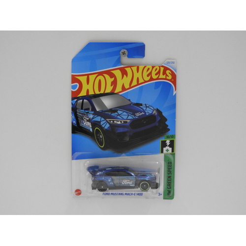 1:64 Ford Mustang Mach-E 1400 - Hot Wheels 2024 Treasure Hunt Long Card