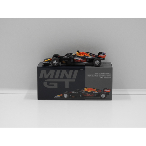 1:64 Red Bull RB16B - 2021 Abu Dhabi Grand Prix Winner (Max Verstappen) #33 (Opened, Unsealed)