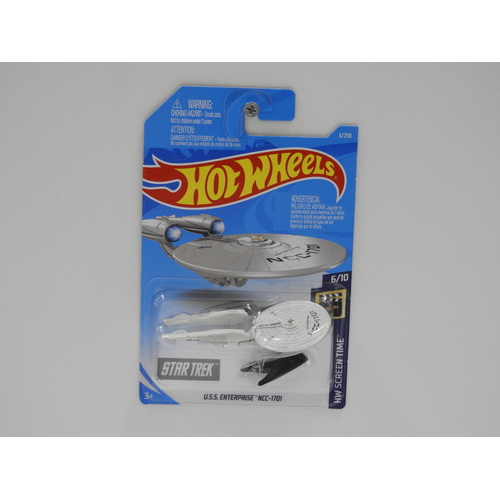 1:64 U.S.S. Enterprise NCC-1701 "Star Trek" - 2019 Hot Wheels Long Card
