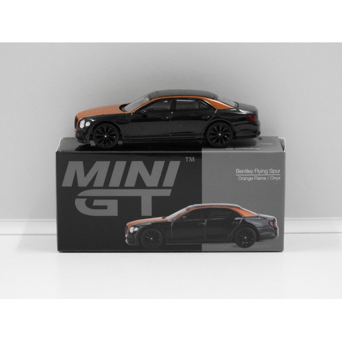 1:64 Bentley Flying Spur (Orange Flame/Onyx) (Opened, Unsealed)