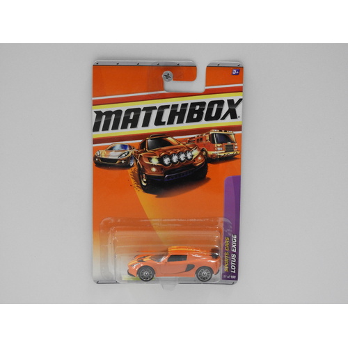 1:64 Lotus Exige (Orange) - Matchbox Long Card