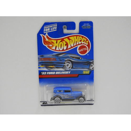 1:64 1932 Ford Delivery - 1999 Hot Wheels Long Card