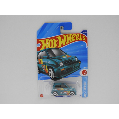 1:64 1985 Honda City Turbo ll - Hot Wheels 2025 Treasure Hunt Long Card