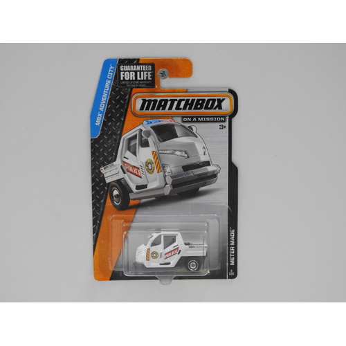 1:64 Meter Made "Police" - Matchbox Long Card