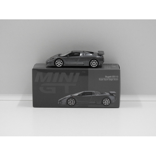 1:64 Bugatti EB110 (Super Sport Grigio Scuro) (Opened, Unsealed)