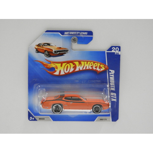 1:64 Plymouth GTX - 2008 Hot Wheels Short Card
