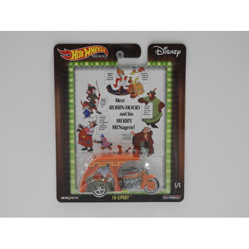 1:64 3D-Delivery - Hot Wheels Premium "Robin Hood And His Merry Men"