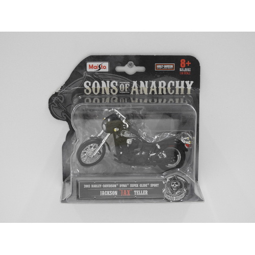 1:18 2003 Harley-Davidson Dyna Super Glide Sport - Jackson "Jax" Teller - Son's of Anarchy