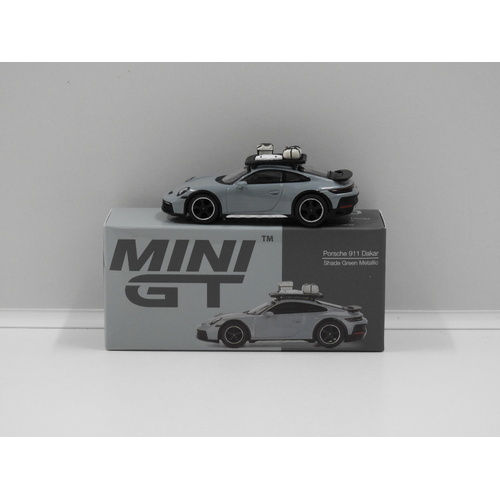 1:64 Porsche 911 Dakar (Shade Green Metallic) (Opened, Unsealed)