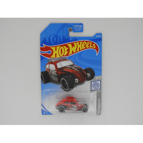1:64 Custom Volkswagen Beetle - 2019 Hot Wheels Long Card