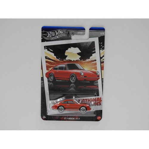 1:64 1967 Porsche 911 R - Hot Wheels "Silver Series"