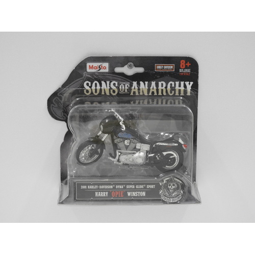 1:18 2001 Harley-Davidson Dyna Super Glide Sport - Harry "Opie" Winston - Son's of Anarchy