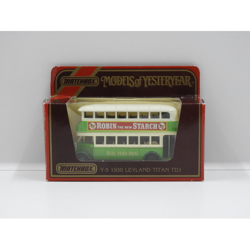 1:76 1930 Leyland Titan Toppeldecker Bus TD1 "Robin Starch"