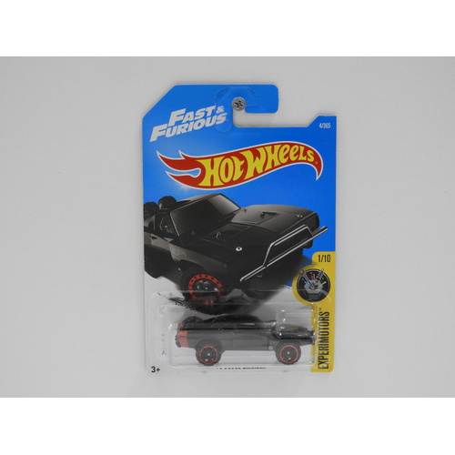 1:64 1970 Dodge Charger "Fast & Furious" - 2017 Hot Wheels Long Card