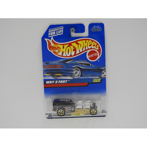 1:64 Way 2 Fast - 1999 Hot Wheels Long Card