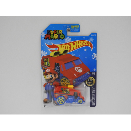 1:64 Cool-One "Super Mario" - 2016 Hot Wheels Long Card