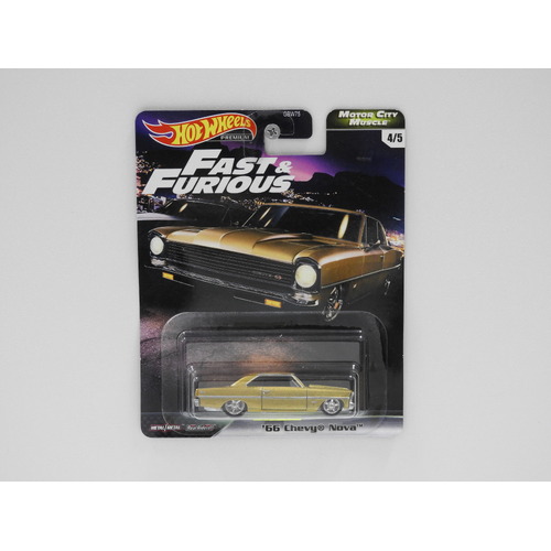 1:64 1966 Chevy Nova - Hot Wheels Premium "Fast & Furious"