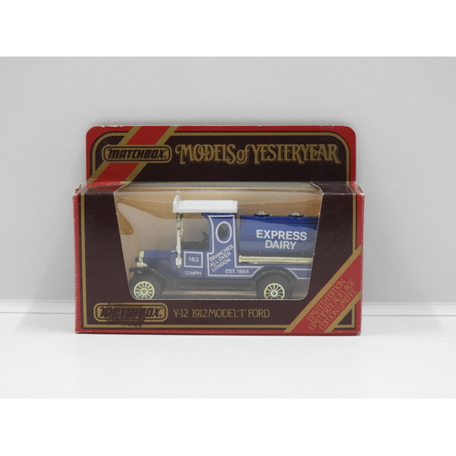 1:35 1912 Ford Model 'T' Tanker  "Express Dairy"