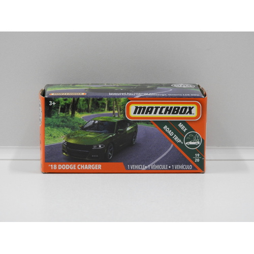 1:64 2018 Dodge Charger - Matchbox #2/100