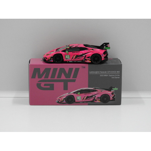 1:64 Lamborghini Huracan GT3 EVO2 - 2023 IMSA Daytona 24 Hrs "Iron Dames" (Opened, Unsealed)
