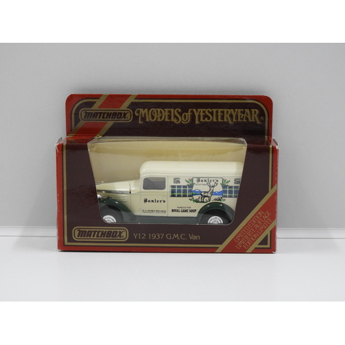 1:45 1937 G.M.C. Van "Baxters"