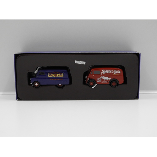 1:43 Bedford CA Van & Morris J Van "Cadbury's" - No Corgi Dog
