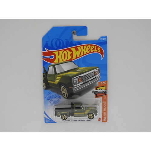 1:64 1978 Dodge Li'l Red Express Truck - Hot Wheels 2021 Treasure Hunt Long Card