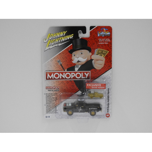 1:64 1978 Dodge Midnight Express - Johnny Lightning Pop Culture "Monopoly"