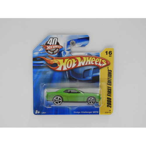 1:64 Dodge Challenger SRT8 - 2008 Hot Wheels Short Card