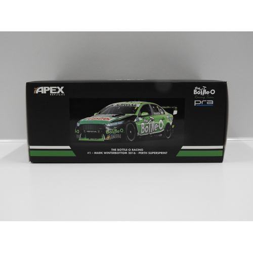 1:18 Ford FG-X Falcon - The Bottle-O Racing Team Race 9 Winner Perth Supersprint (Mark Winterbottom) 2016 #5