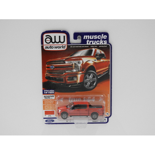 1:64 2019 Ford F-150 Lariat (Race Red) "Muscle Trucks"