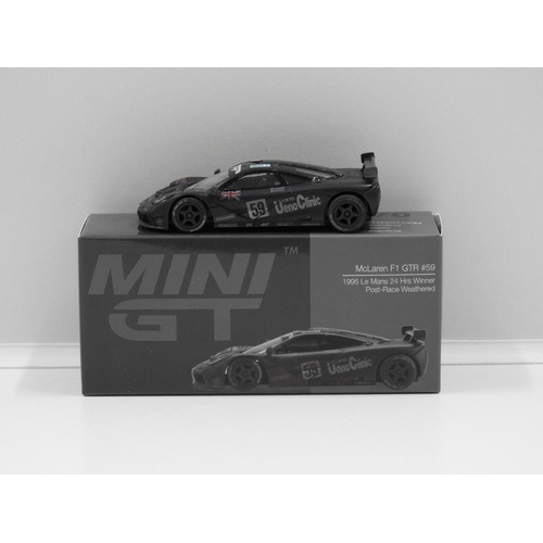 1:64 McLaren F1 GTR - 1995 Le Mans 24Hr Winner Post-Race Weathered #59 (Opened, Unsealed)