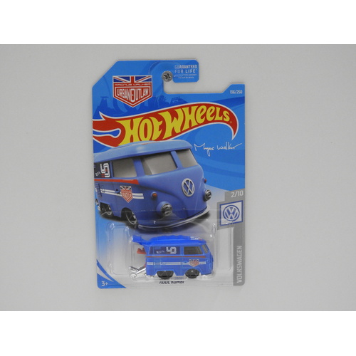 1:64 Volkswagen Kool Kombi "Urban Outlaw" - 2019 Hot Wheels Long Card