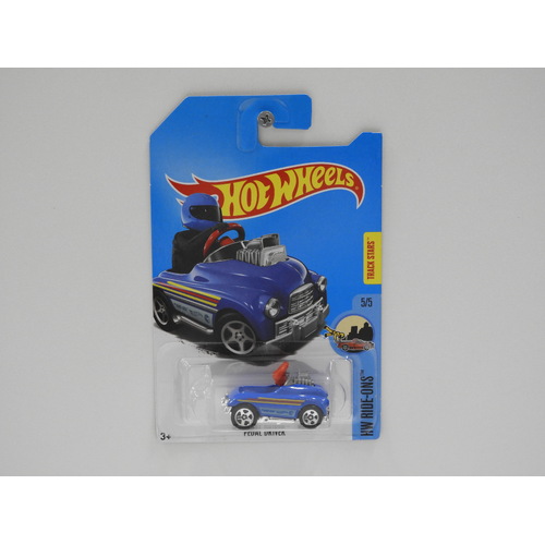 1:64 Pedal Driver - 2017 Hot Wheels Treasure Hunt Long Card