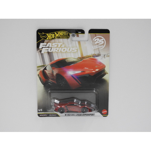 1:64 W Motors Lykan Hypersport - Hot Wheels Premium "Fast & Furious"