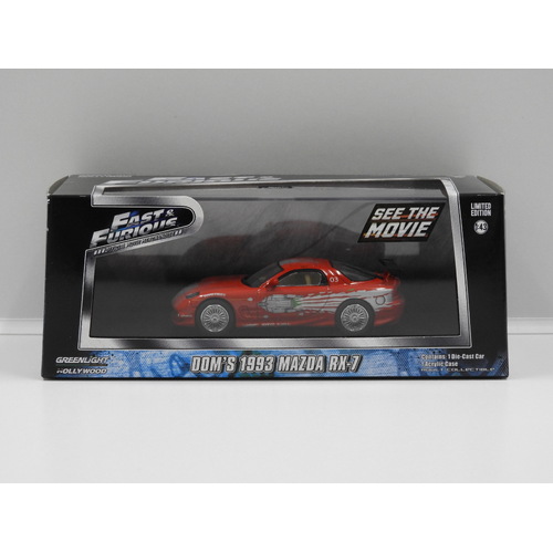 1:43 Dom's 1993 Mazda RX-7 - Fast & Furious
